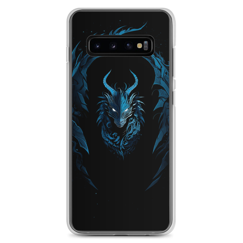 Coque Samsung® "Dragon bleu et noir"