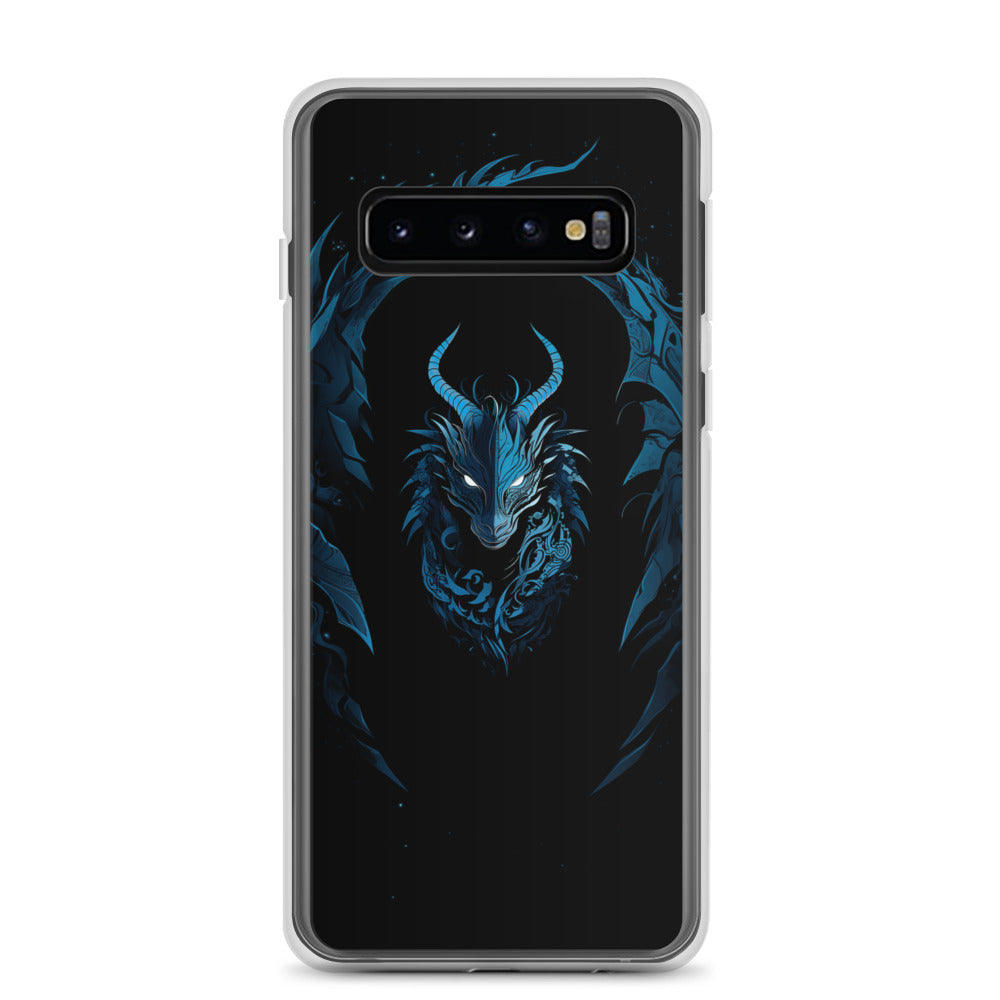 Coque Samsung® "Dragon bleu et noir"