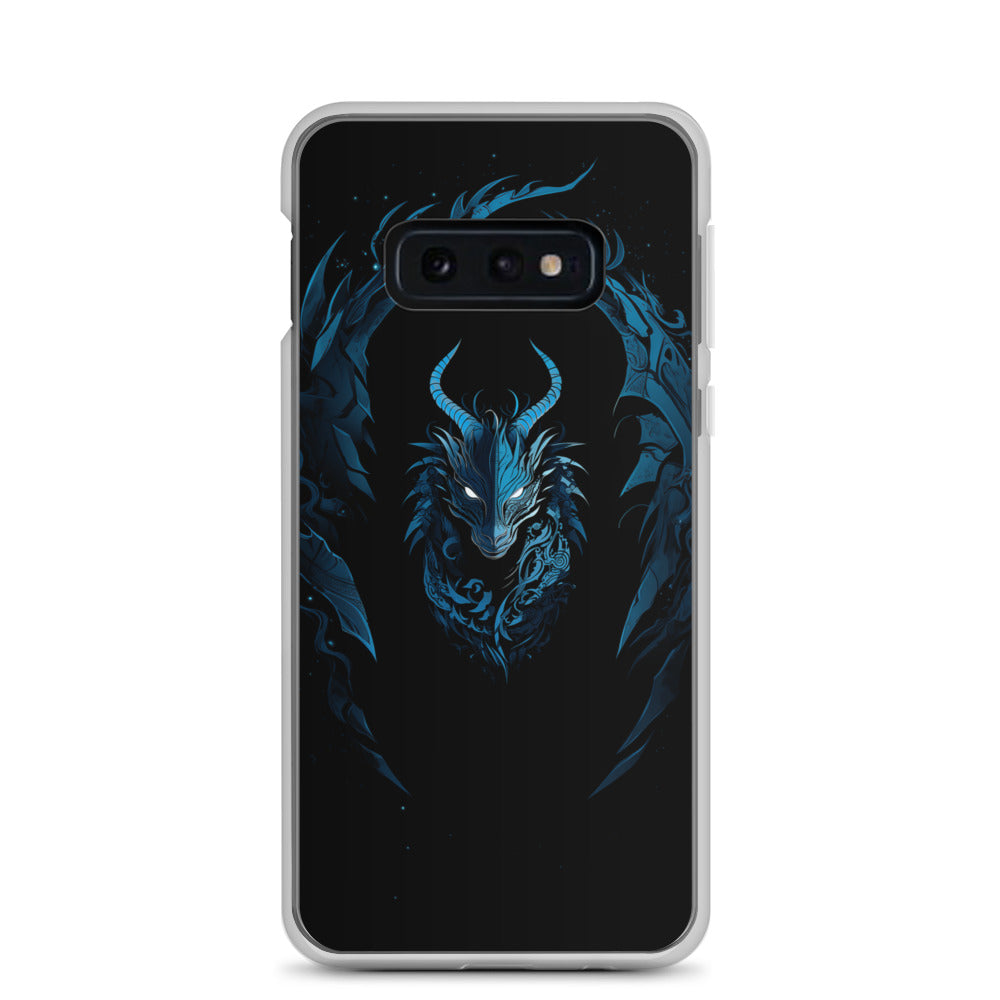 Coque Samsung® "Dragon bleu et noir"