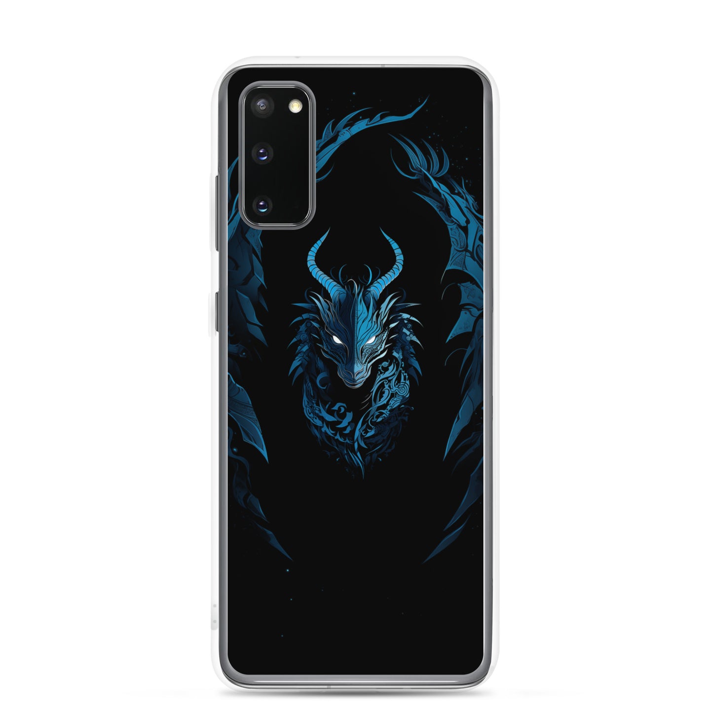 Coque Samsung® "Dragon bleu et noir"