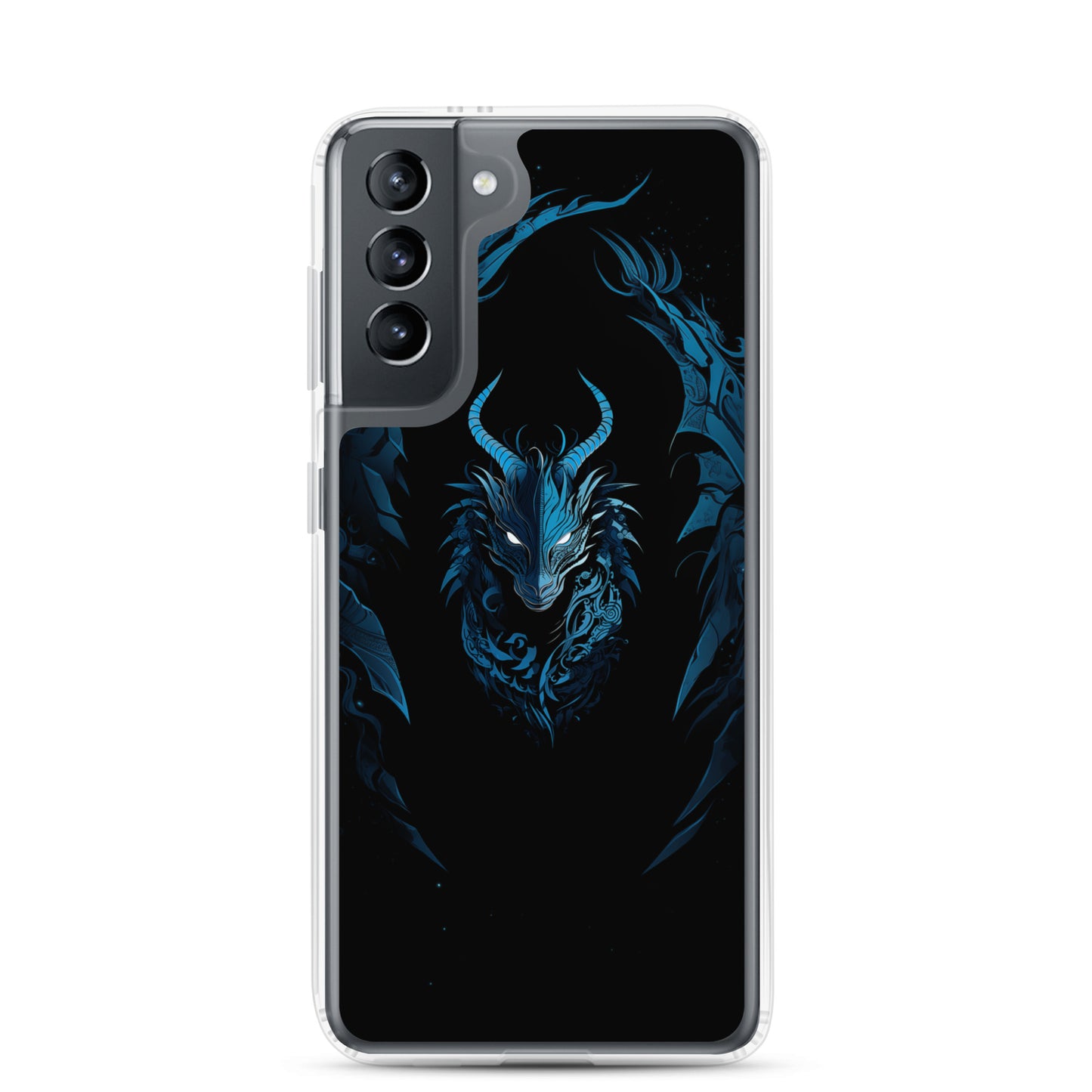Coque Samsung® "Dragon bleu et noir"