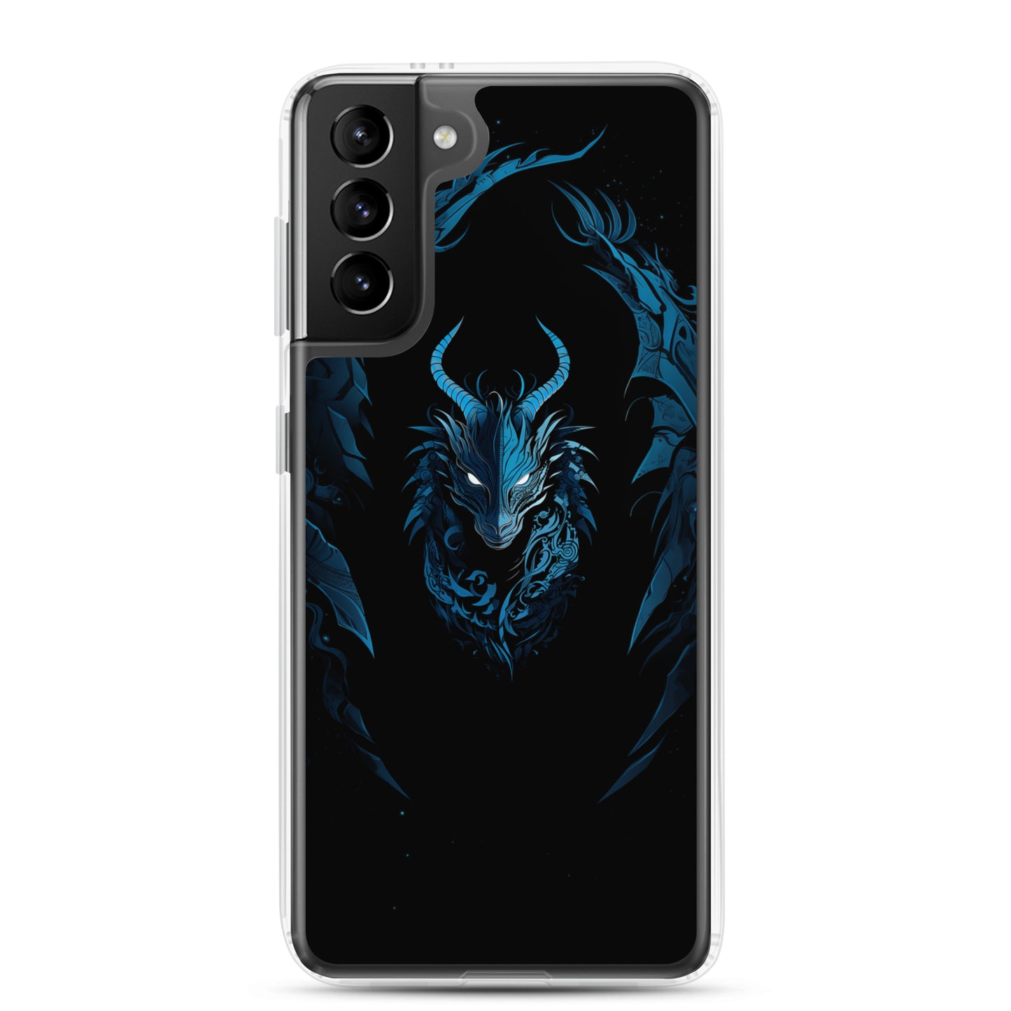 Coque Samsung® "Dragon bleu et noir"