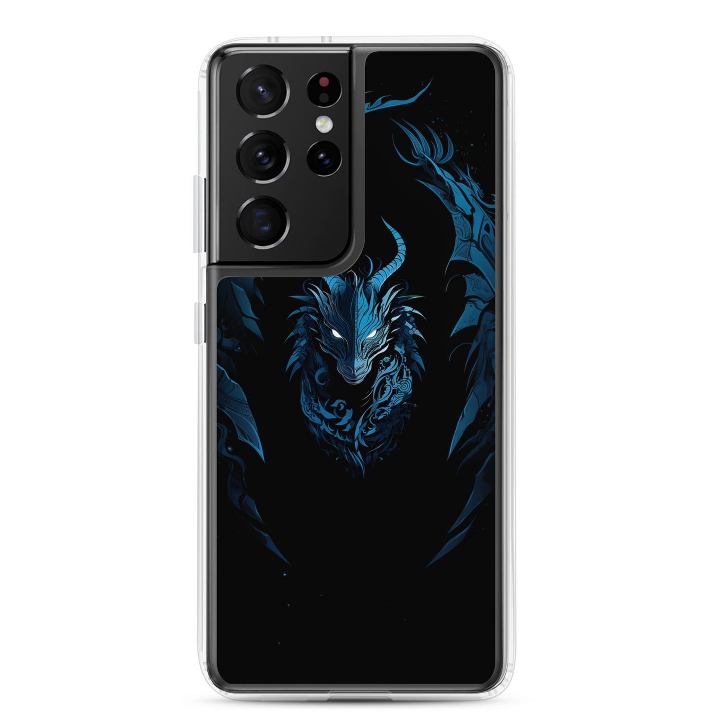 Coque Samsung® "Dragon bleu et noir"