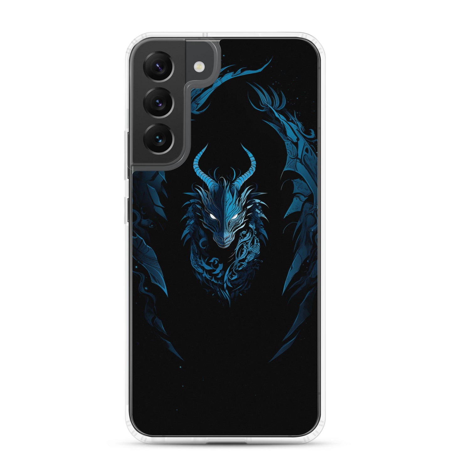 Coque Samsung® "Dragon bleu et noir"