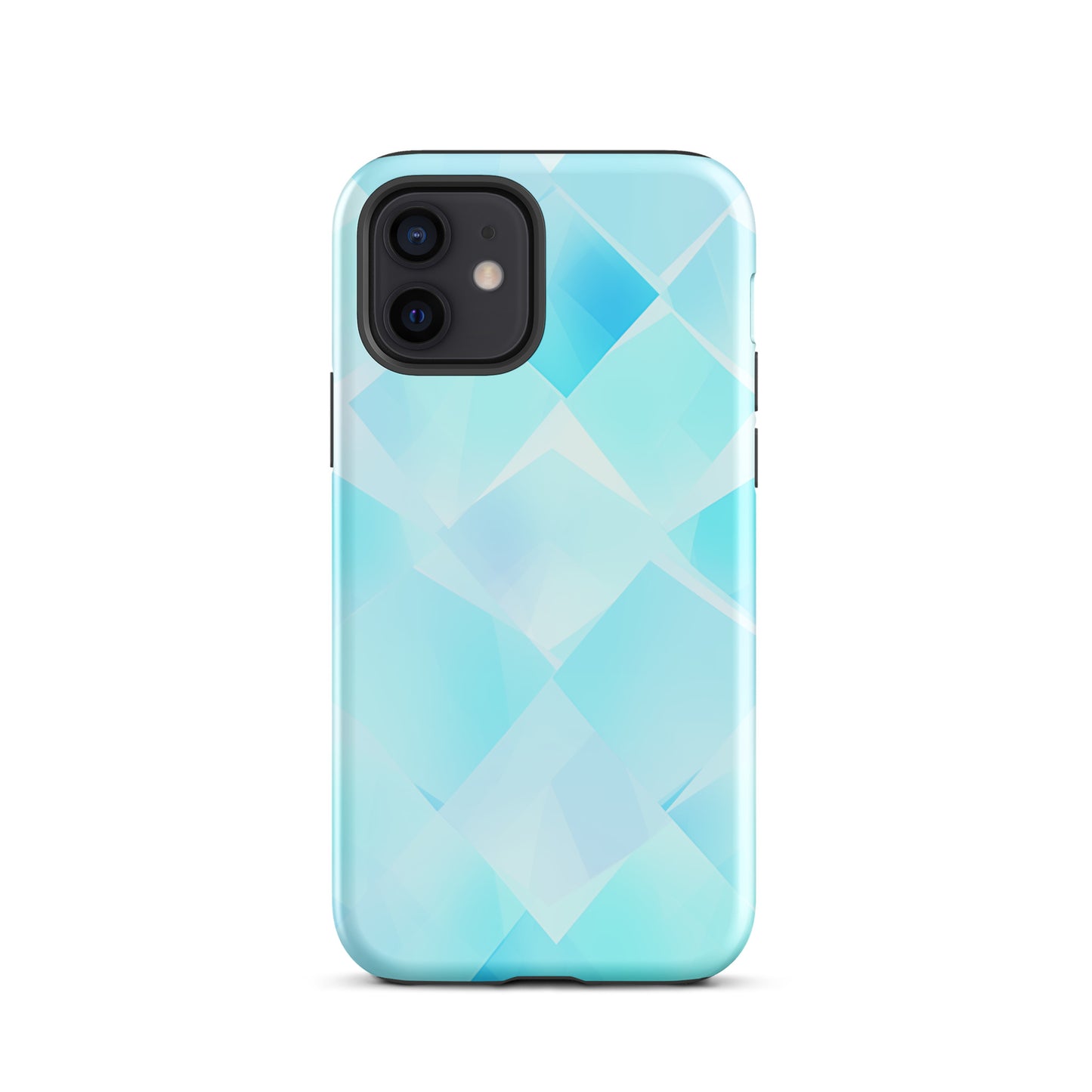 Coque d'iPhone® rigide "Bleu carré"