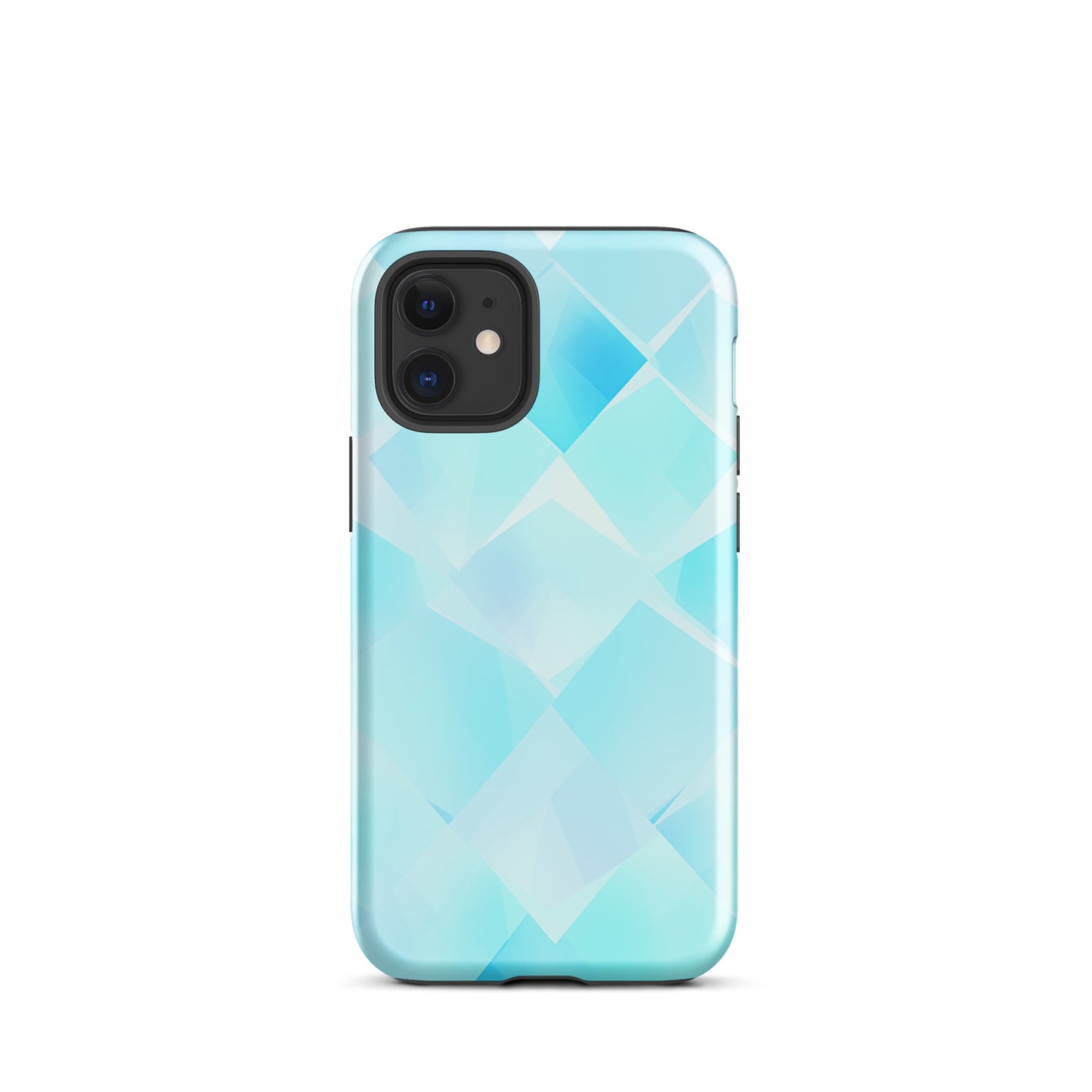 Coque d'iPhone® rigide "Bleu carré"
