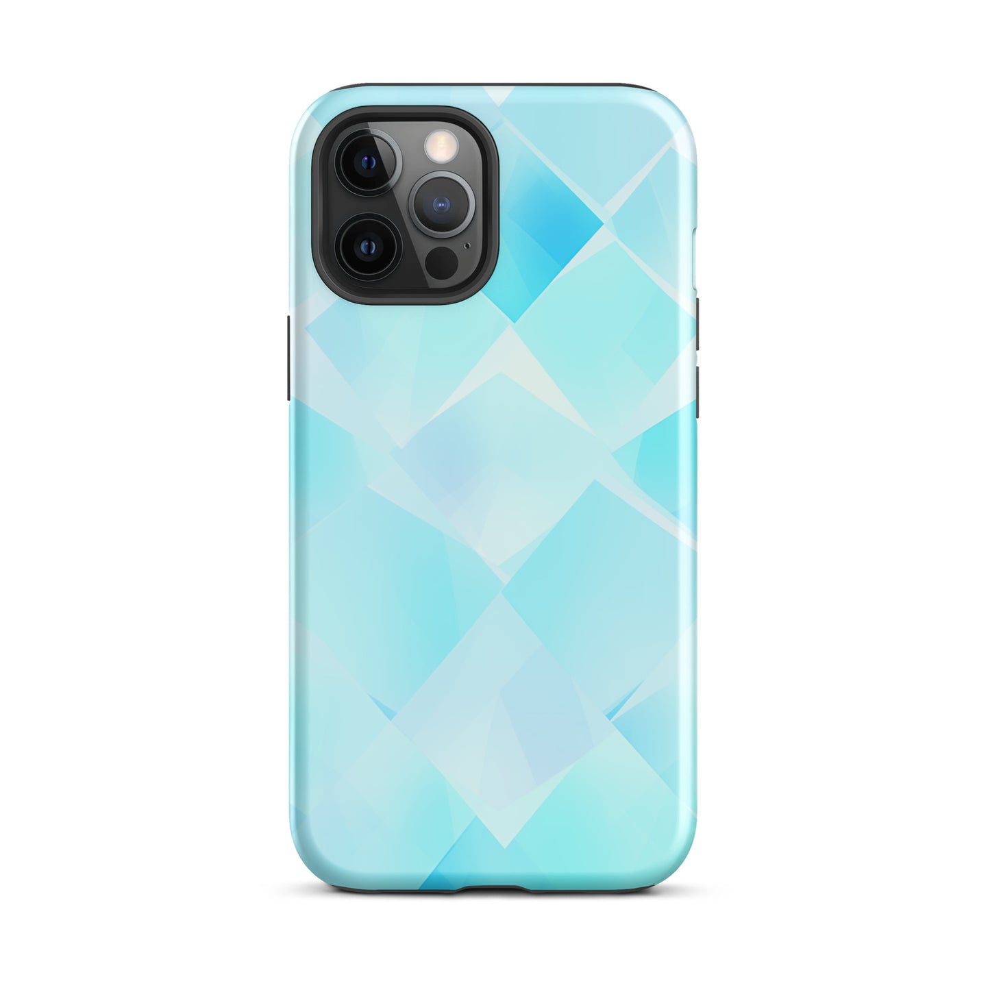 Coque d'iPhone® rigide "Bleu carré"