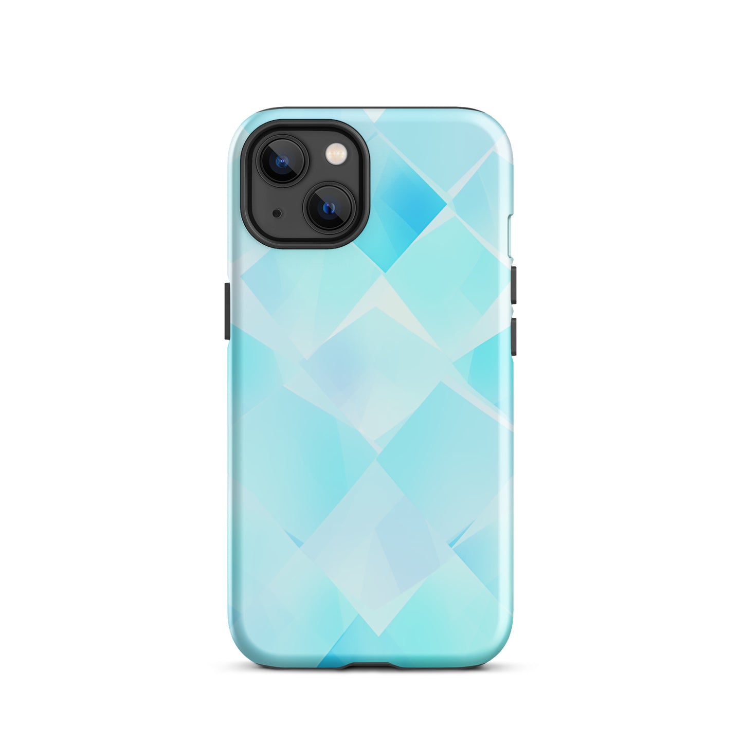 Coque d'iPhone® rigide "Bleu carré"
