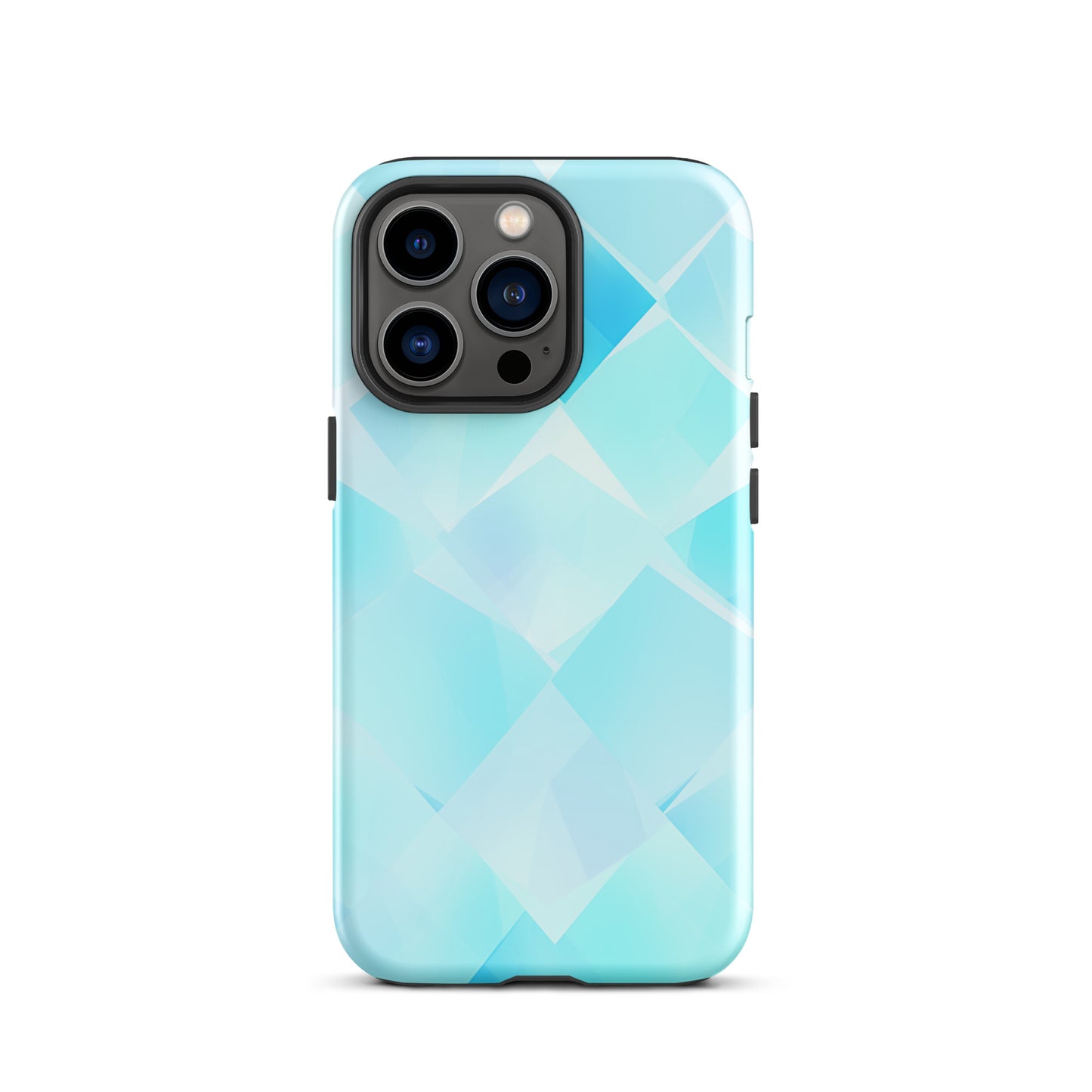 Coque d'iPhone® rigide "Bleu carré"