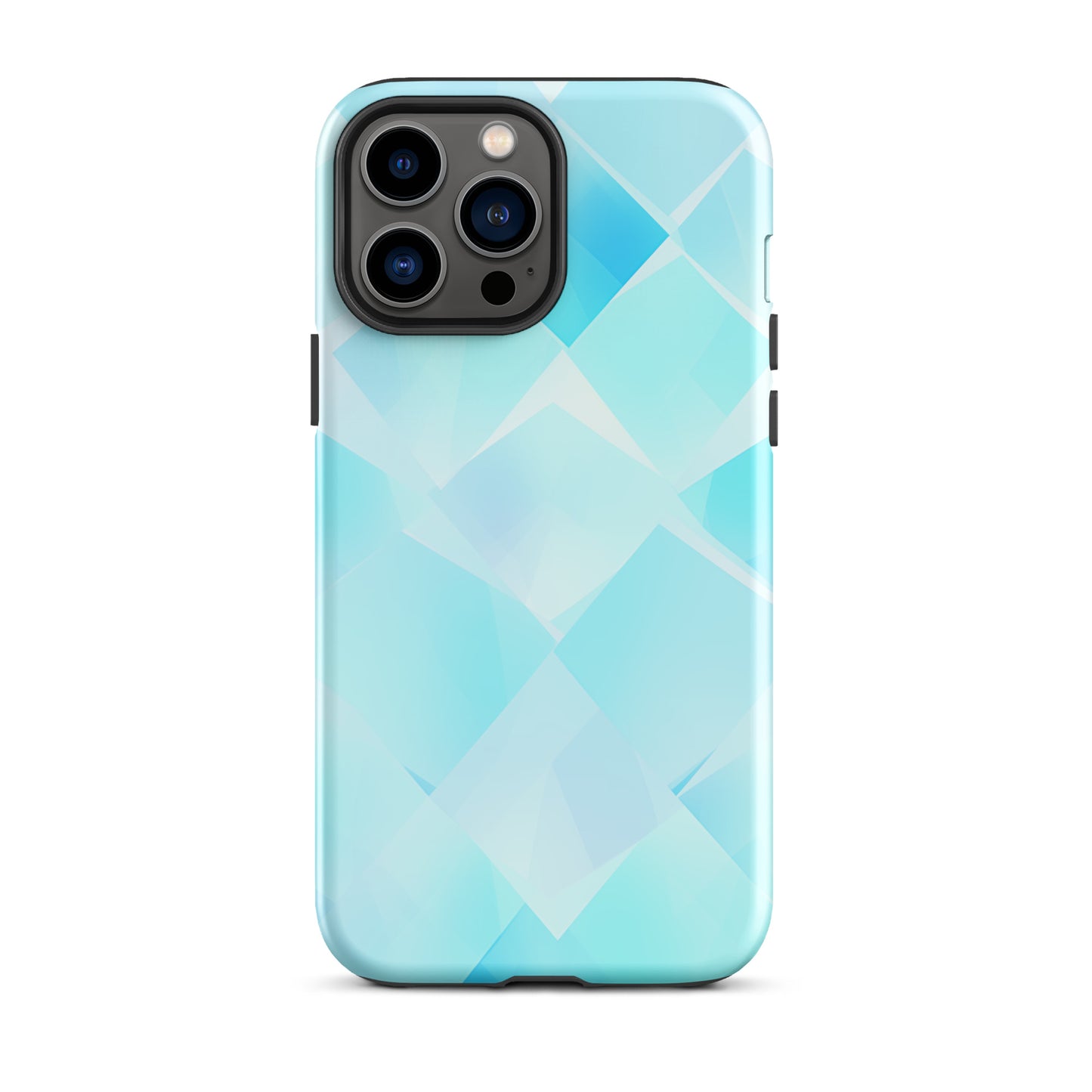 Coque d'iPhone® rigide "Bleu carré"