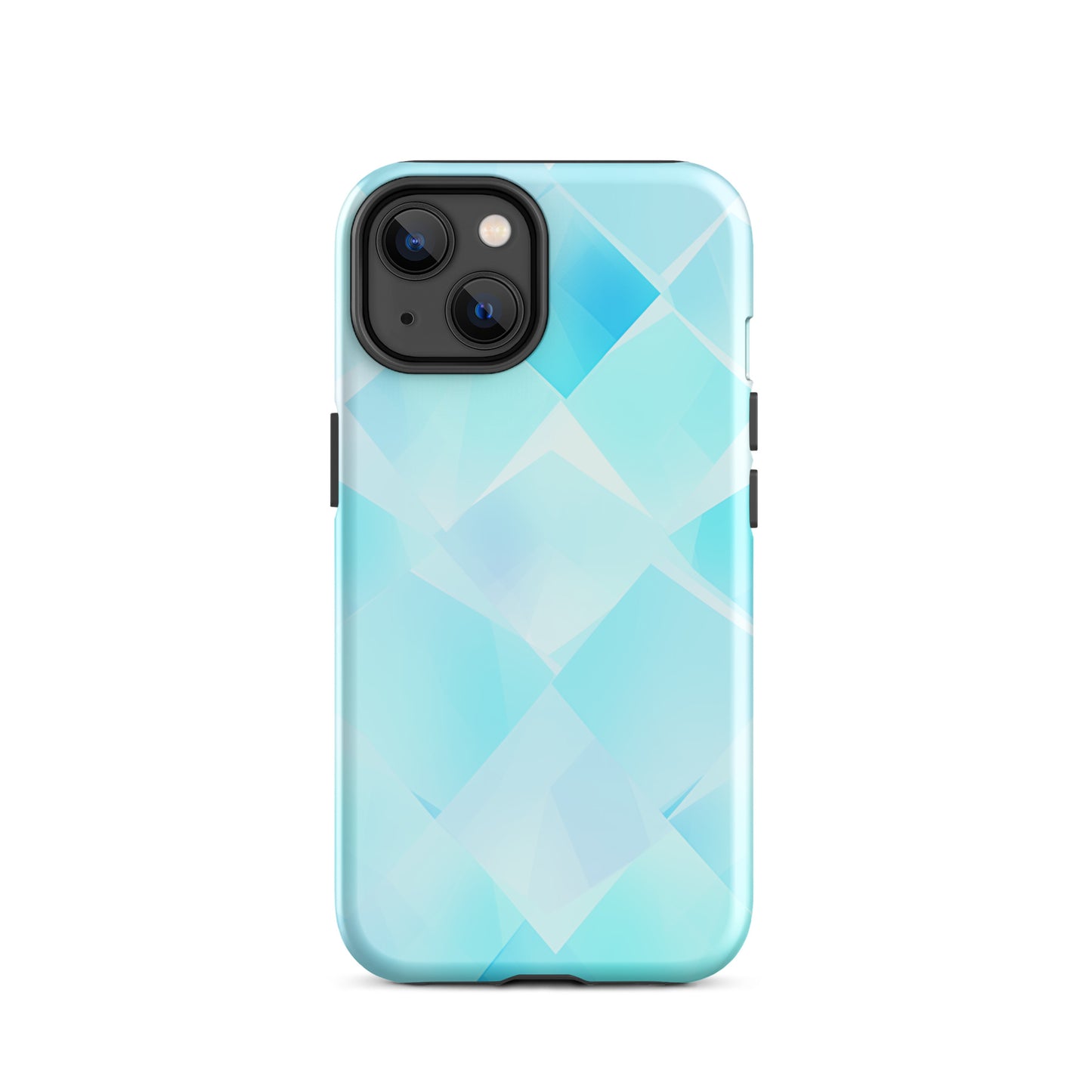 Coque d'iPhone® rigide "Bleu carré"