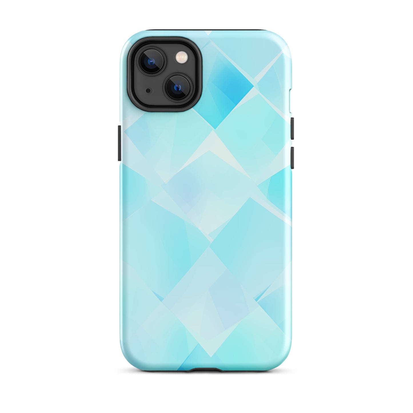 Coque d'iPhone® rigide "Bleu carré"