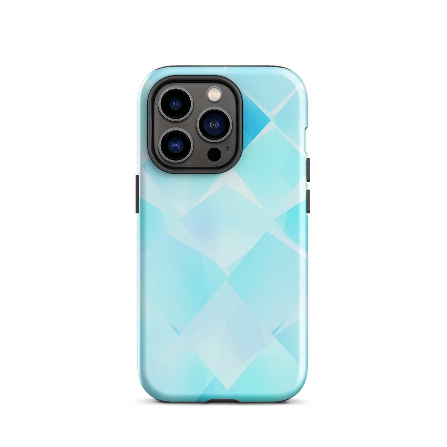 Coque d'iPhone® rigide "Bleu carré"