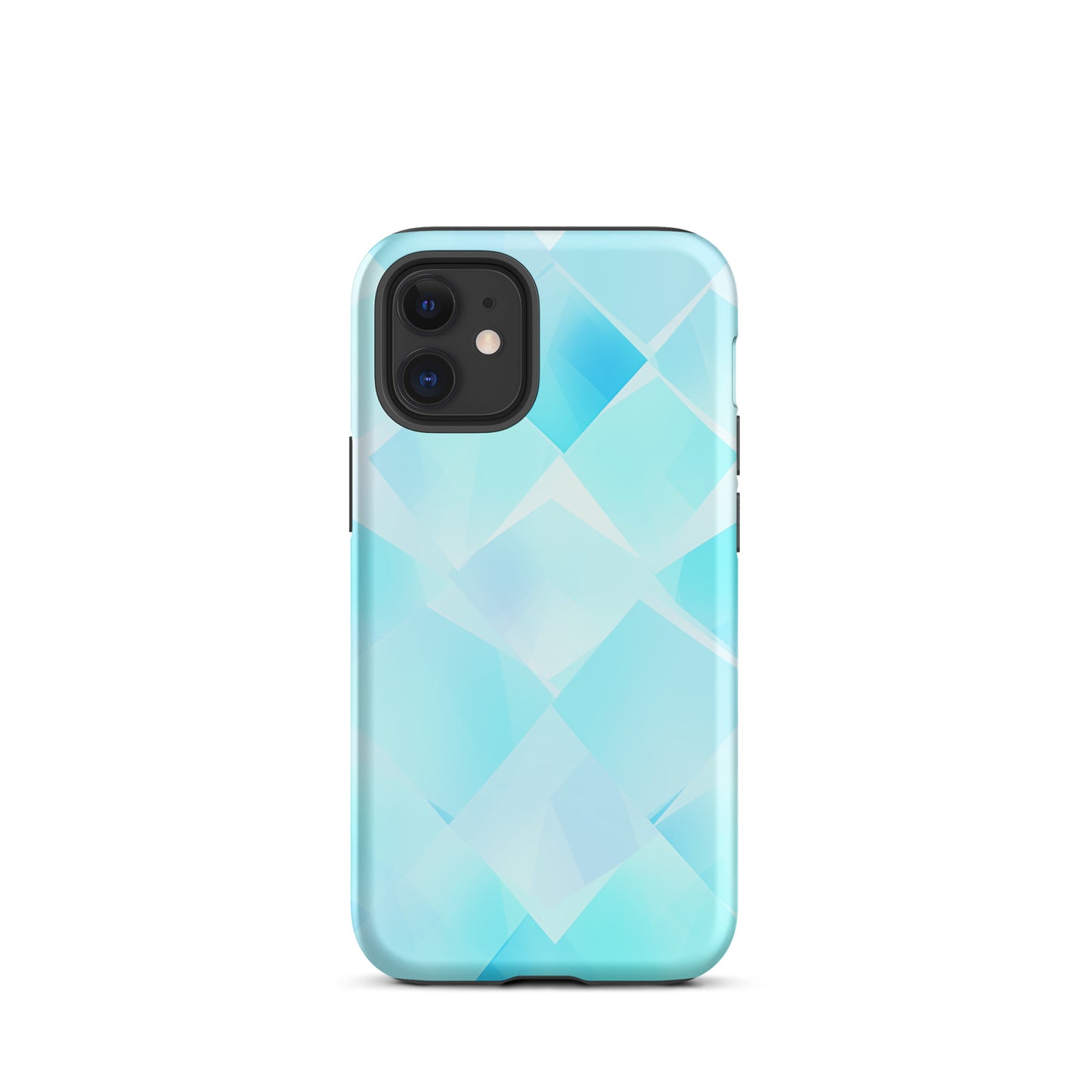 Coque d'iPhone® rigide "Bleu carré"