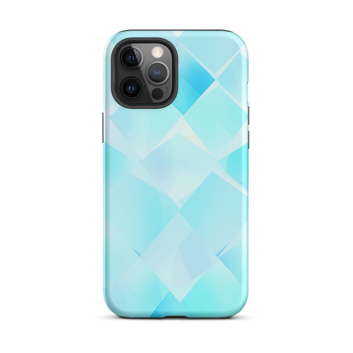 Coque d'iPhone® rigide "Bleu carré"