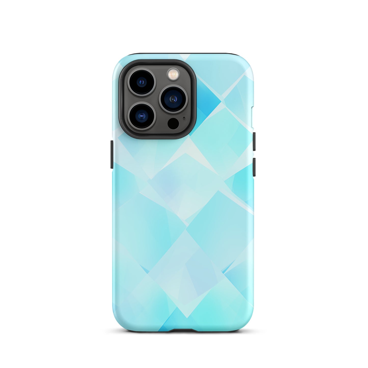Coque d'iPhone® rigide "Bleu carré"