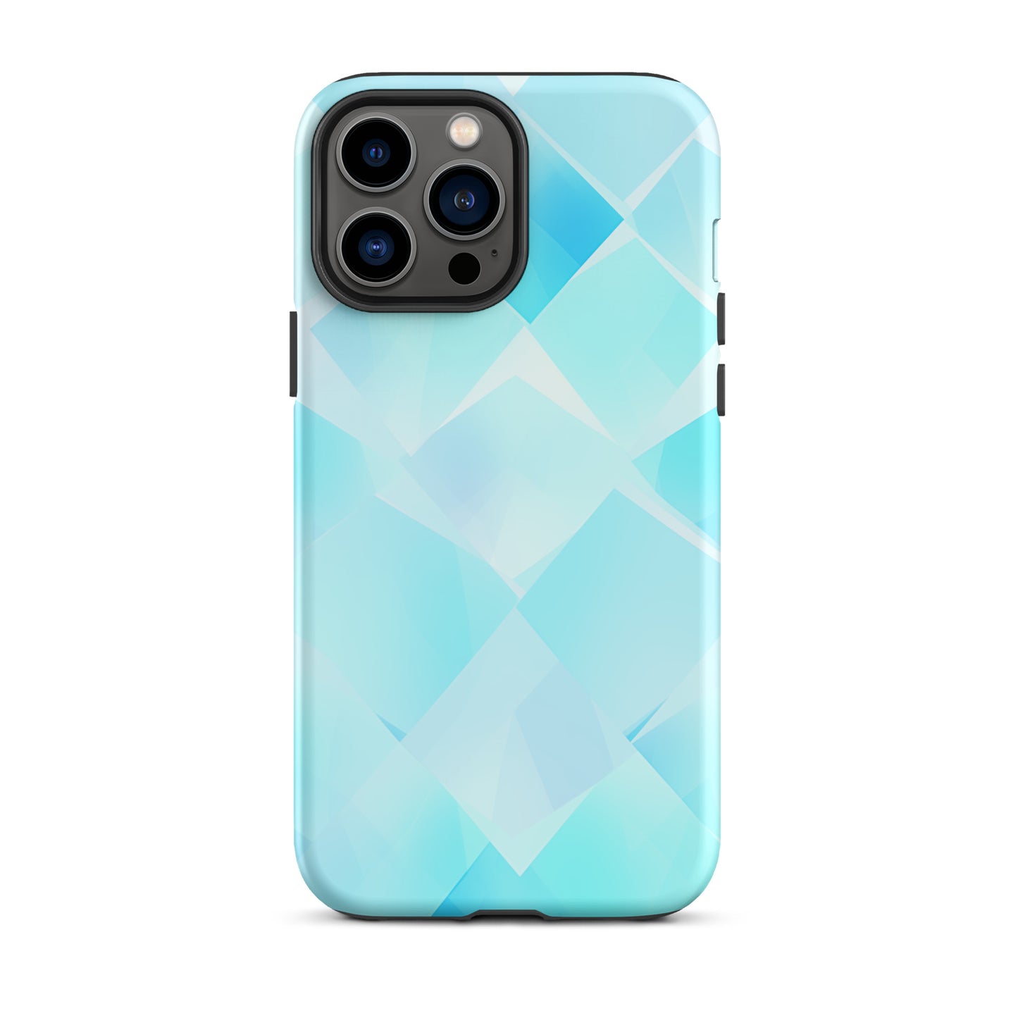 Coque d'iPhone® rigide "Bleu carré"