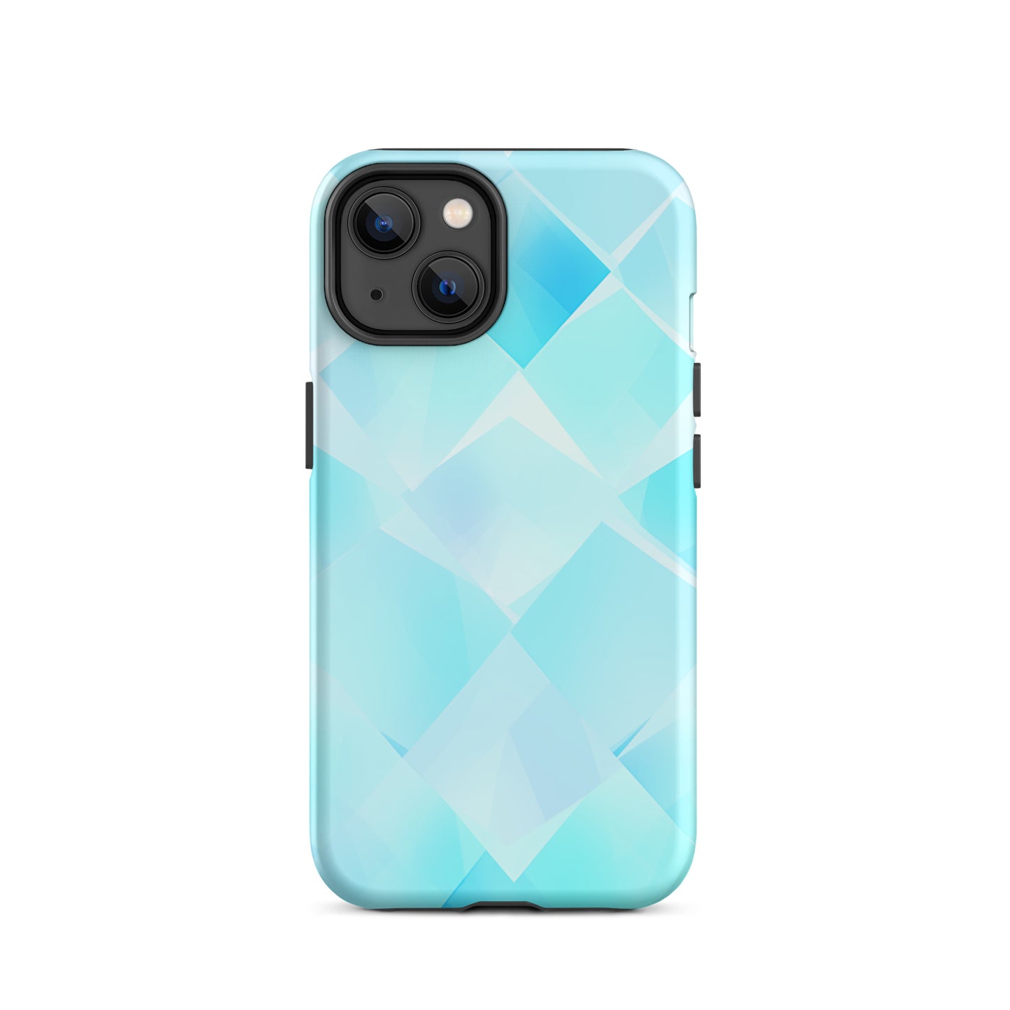 Coque d'iPhone® rigide "Bleu carré"