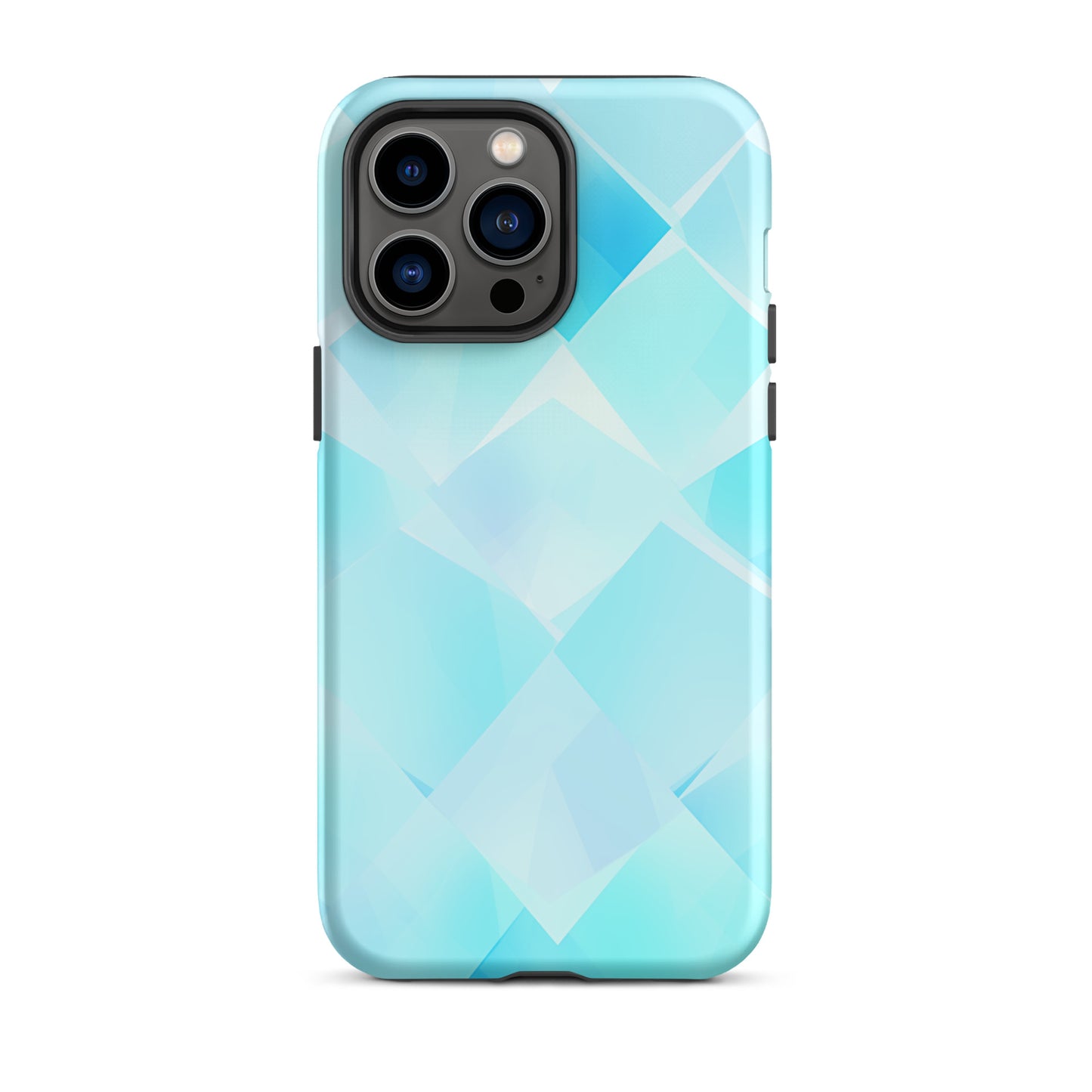 Coque d'iPhone® rigide "Bleu carré"