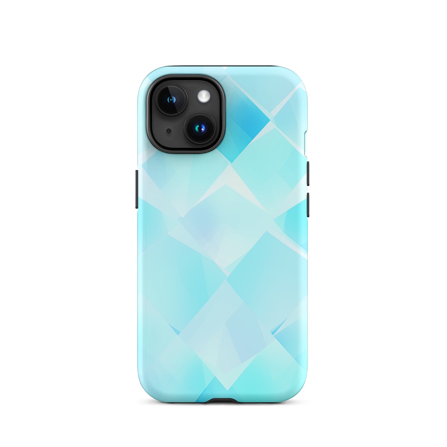Coque d'iPhone® rigide "Bleu carré"