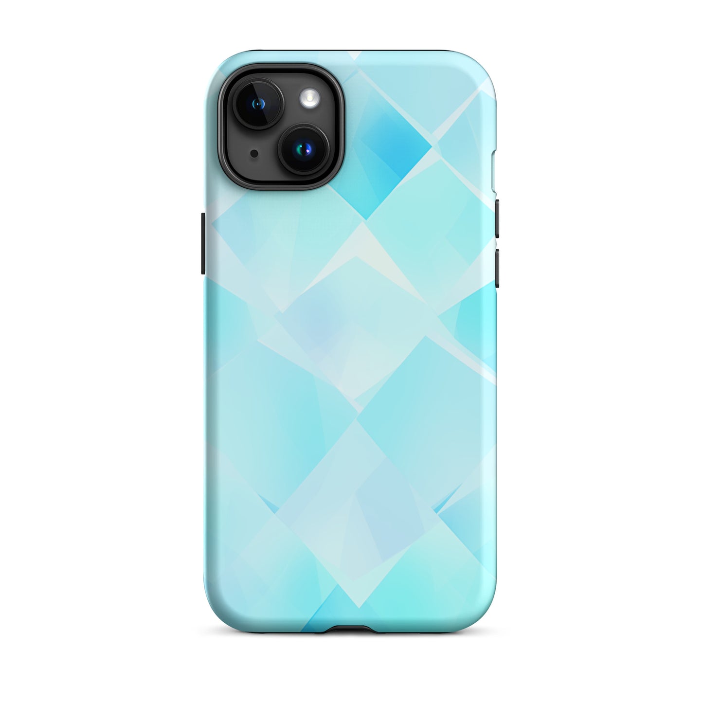 Coque d'iPhone® rigide "Bleu carré"