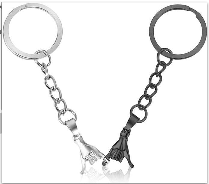 Couple Hand In Hand Creative Keychain Personality