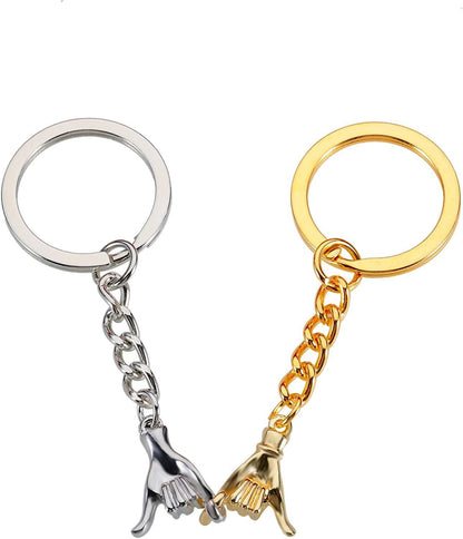 Couple Hand In Hand Creative Keychain Personality