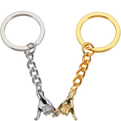 Couple Hand In Hand Creative Keychain Personality