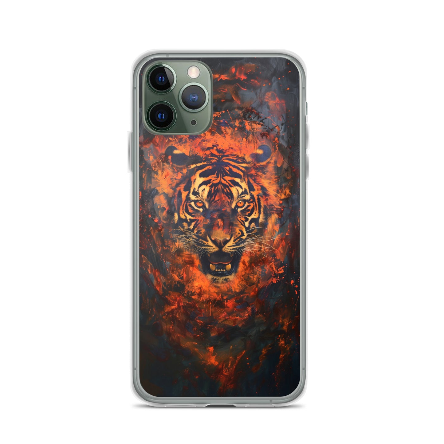 Coque pour iPhone® "Flame Tiger"