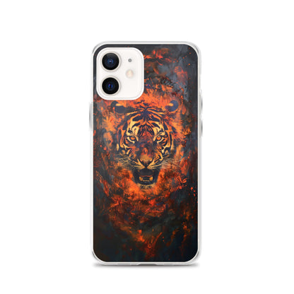 Coque pour iPhone® "Flame Tiger"