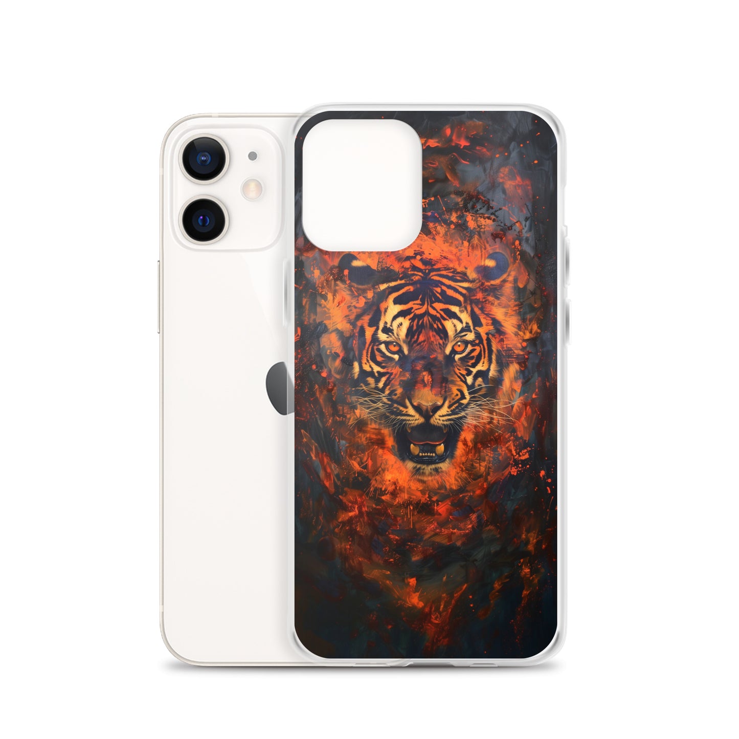 Coque pour iPhone® "Flame Tiger"