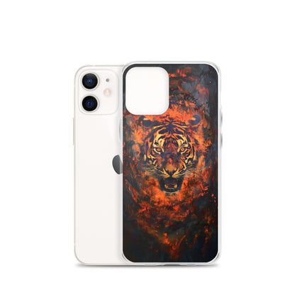 Coque pour iPhone® "Flame Tiger"