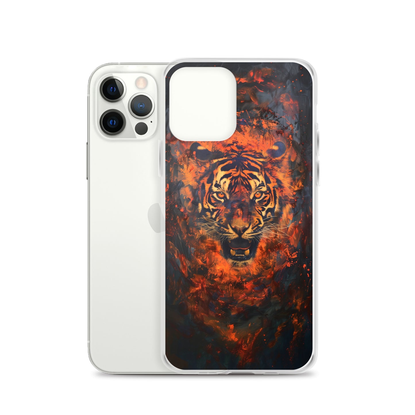 Coque pour iPhone® "Flame Tiger"