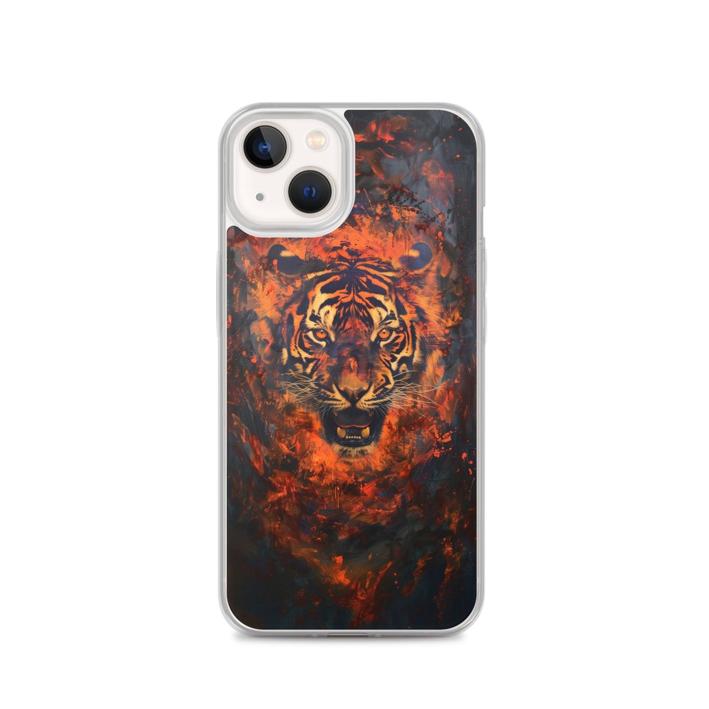 Coque pour iPhone® "Flame Tiger"