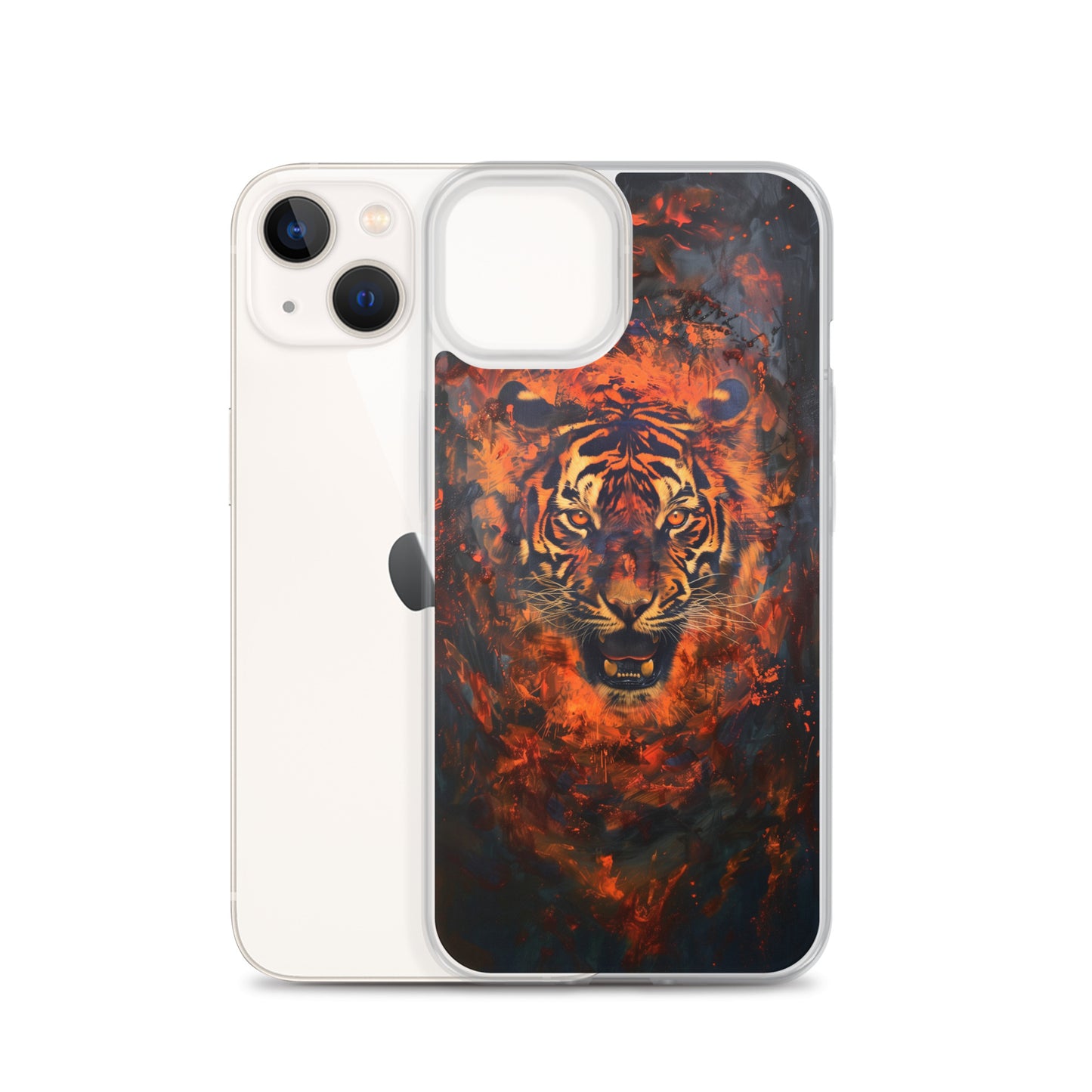 Coque pour iPhone® "Flame Tiger"