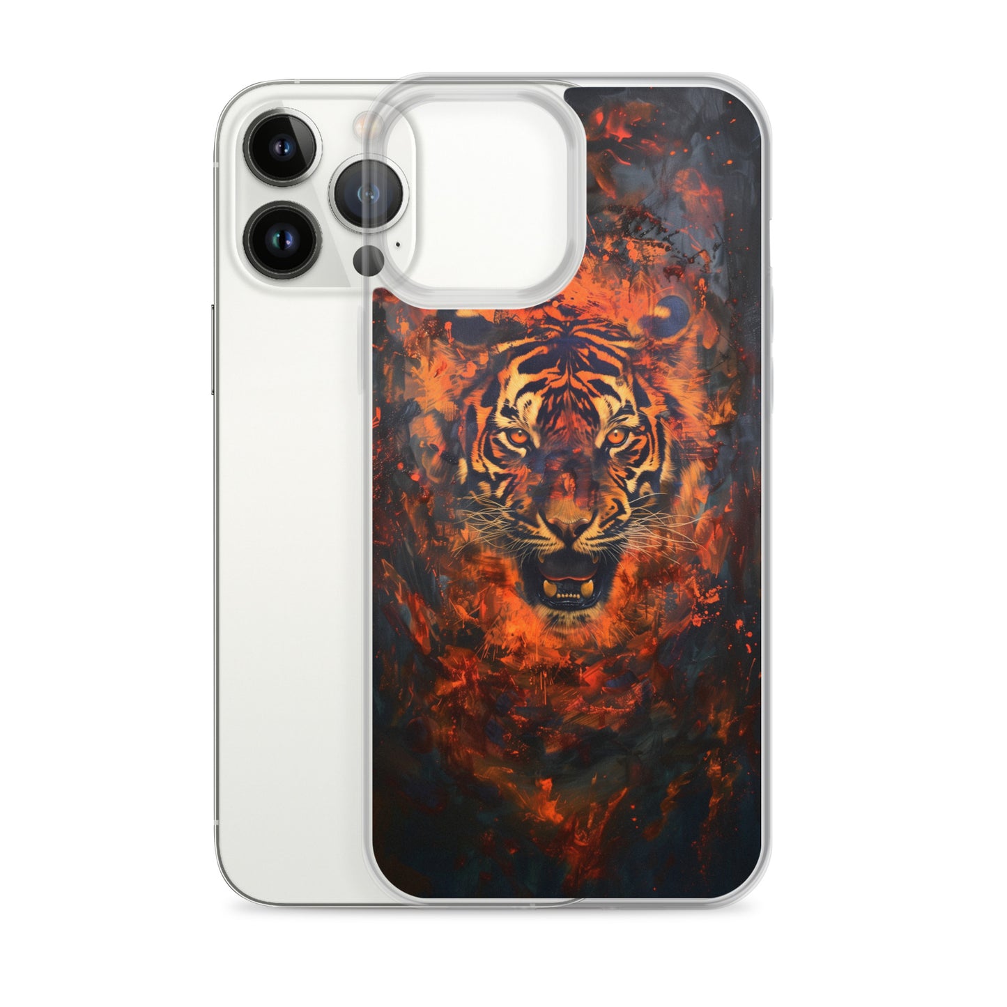 Coque pour iPhone® "Flame Tiger"