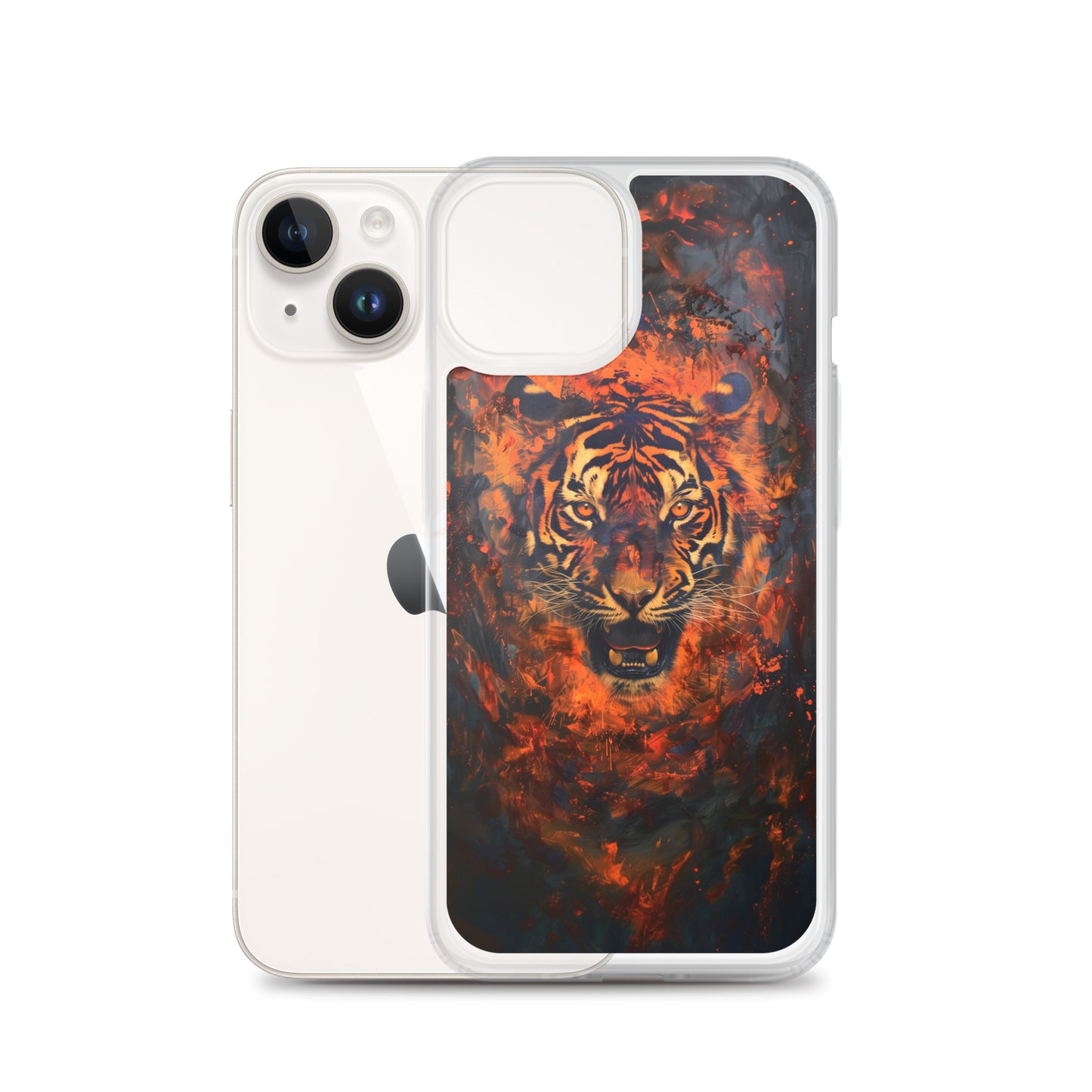 Coque pour iPhone® "Flame Tiger"