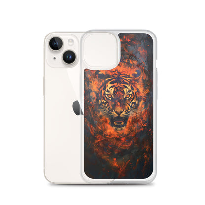 Coque pour iPhone® "Flame Tiger"