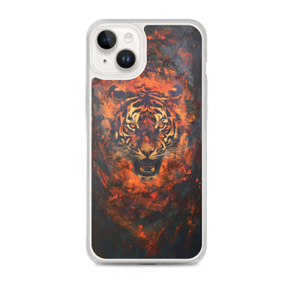 Coque pour iPhone® "Flame Tiger"