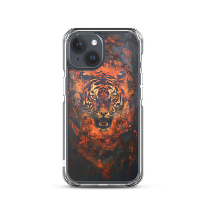 Coque pour iPhone® "Flame Tiger"