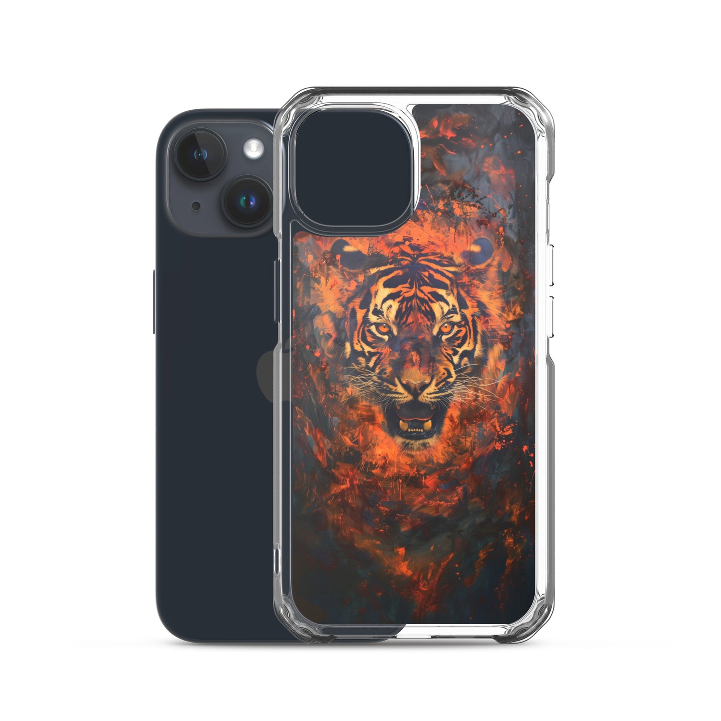 Coque pour iPhone® "Flame Tiger"