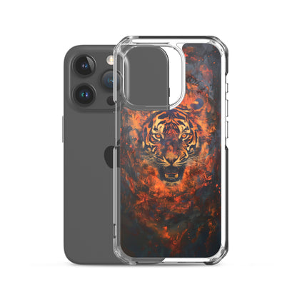 Coque pour iPhone® "Flame Tiger"