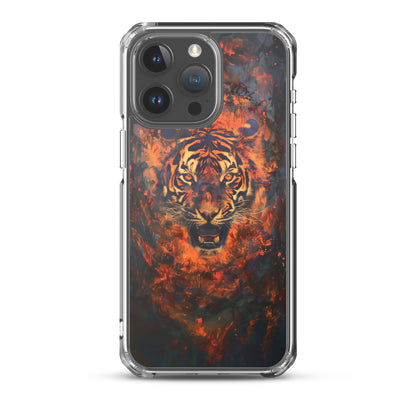 Coque pour iPhone® "Flame Tiger"