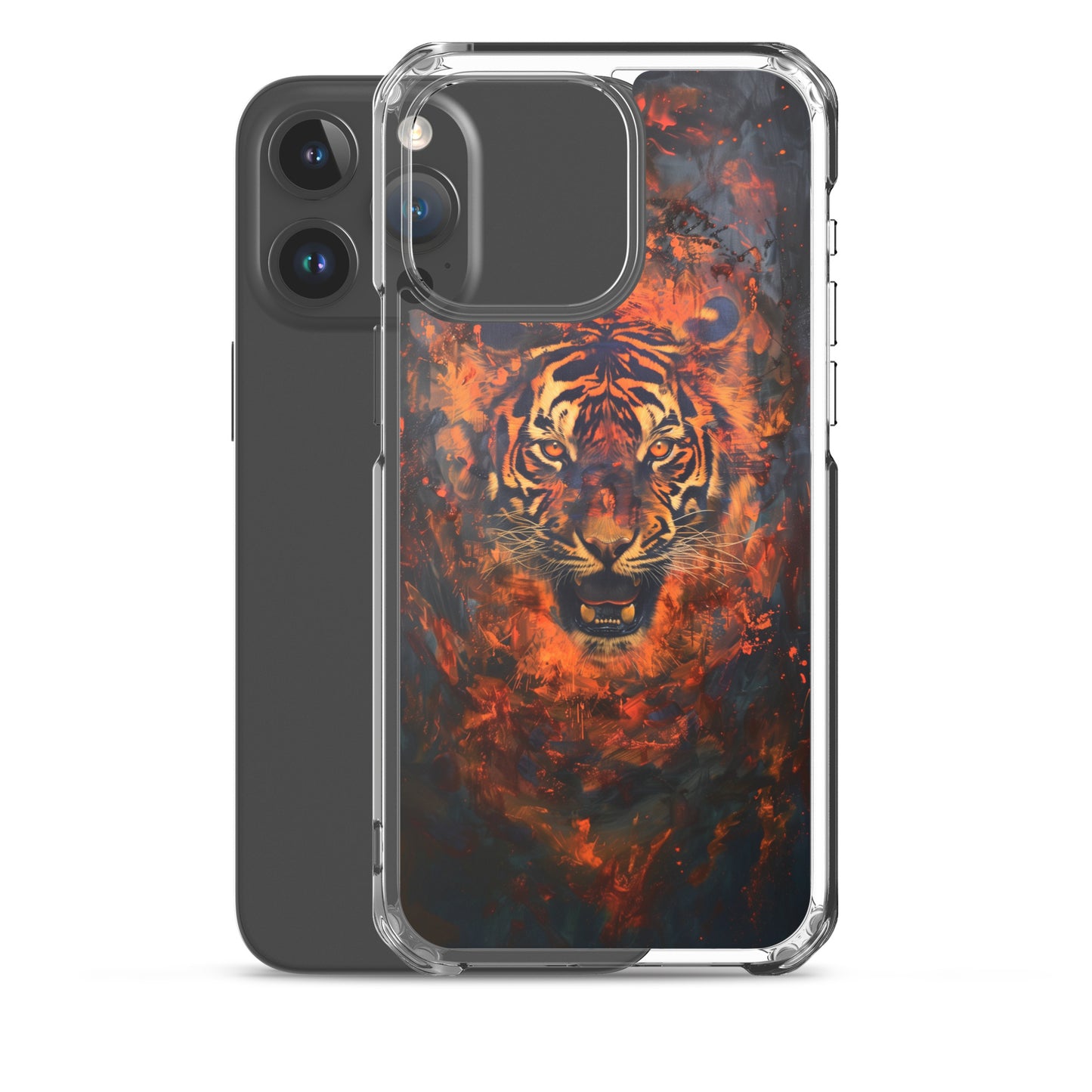 Coque pour iPhone® "Flame Tiger"