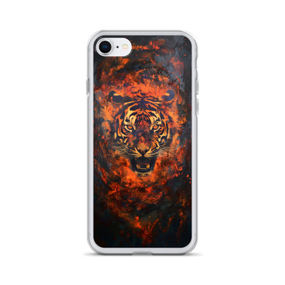 Coque pour iPhone® "Flame Tiger"