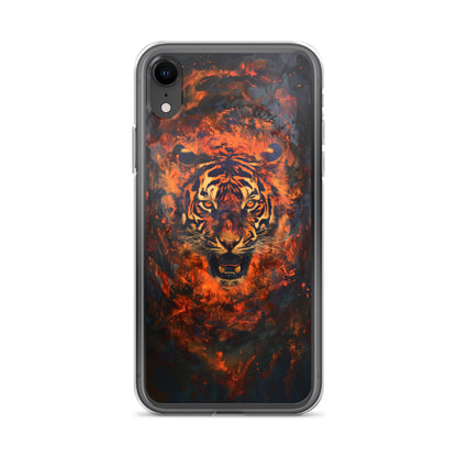 Coque pour iPhone® "Flame Tiger"