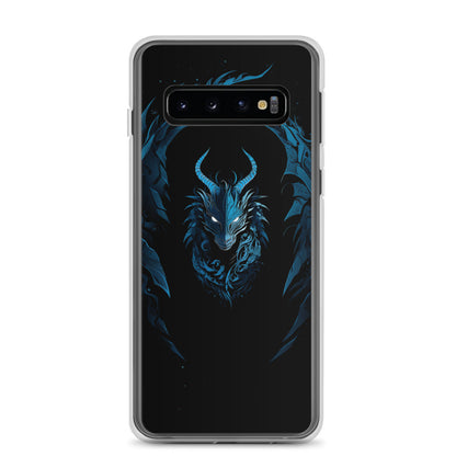 Coque Samsung® "Dragon bleu et noir"