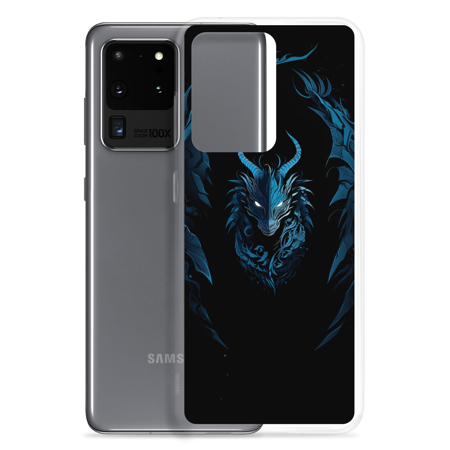 Coque Samsung® "Dragon bleu et noir"