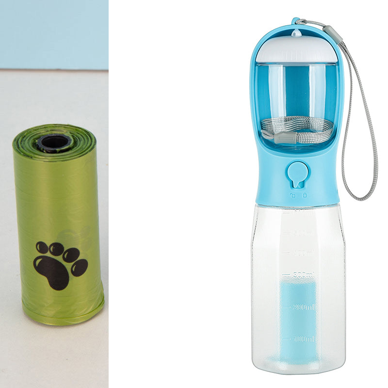 Bouteille d'Eau et de Nourriture Portable pour Chats et Chiens