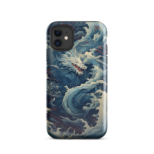 Coque d'iPhone® rigide "Dragon bleu"